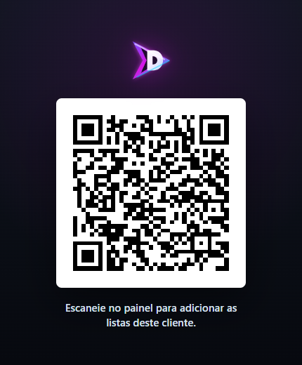 Tela do DigiPlay exibindo o QR Code para ativa&ccedil;&atilde;o
